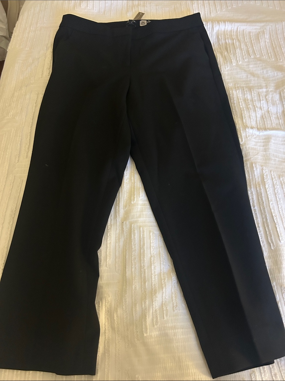 J. Crew Black Straight-Leg Dress Pants